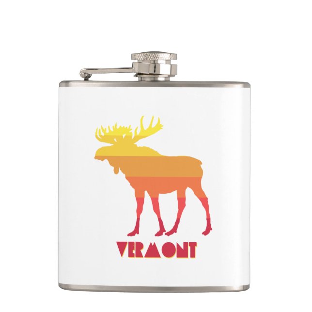Vermont Moose Flachmann (Vorderseite)