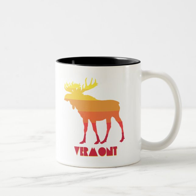 Vermont Moose Zweifarbige Tasse (Rechts)