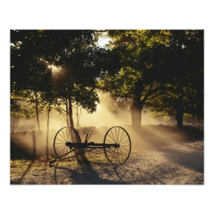 Vermont, Northeast Kingdom, Sonnenlicht fällt Fotodruck
