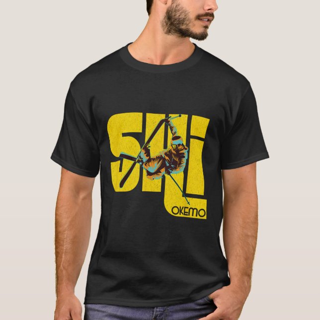 Vermont Okemo Mountain Ski  T-Shirt (Vorderseite)