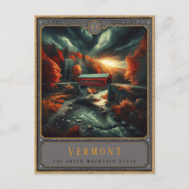 Vermont | Postkarte Gothic Art