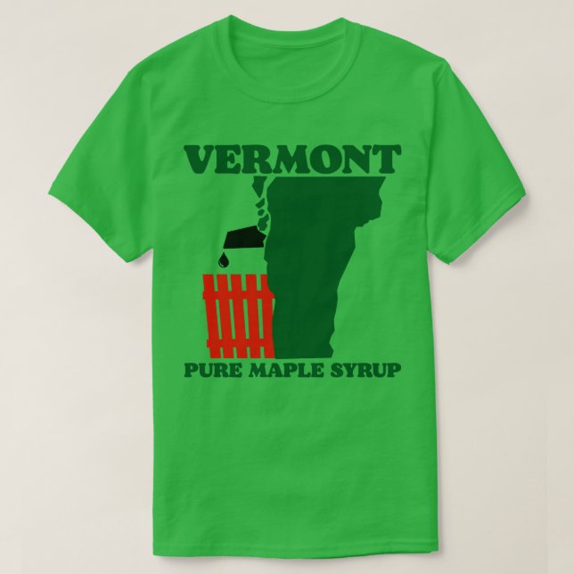 Vermont Pure Maple Sirup T-Shirt (Design vorne)