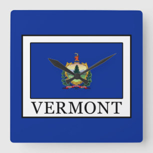 Vermont Quadratische Wanduhr