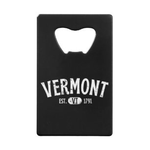 Vermont Retro Vintag VT Geldbeutel Flaschenöffner