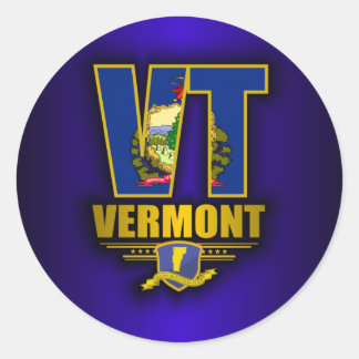 Vermont Runder Aufkleber