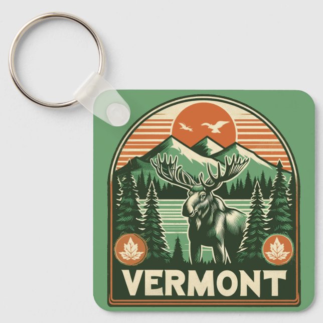 Vermont Schlüsselanhänger (Vorderseite)