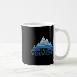 Vermont Ski-Souvenir Vintage Bergsport Winter Kaffeetasse