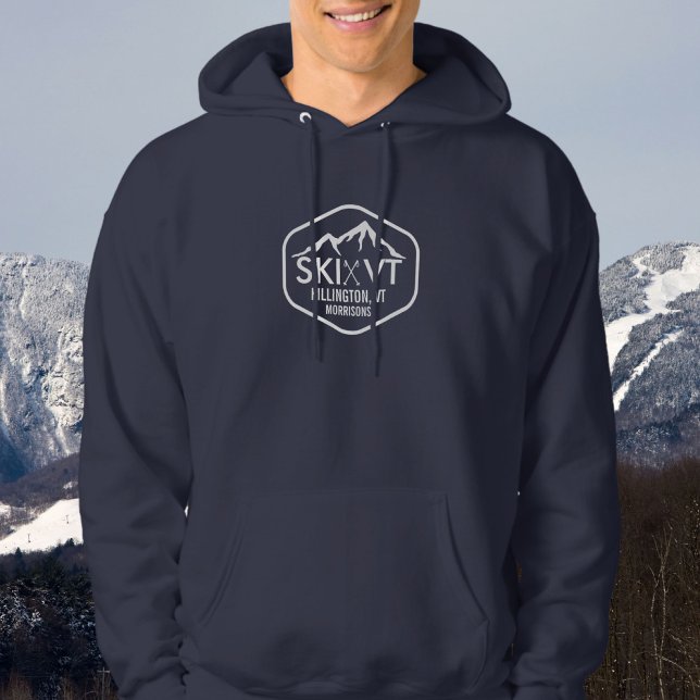 Vermont Skiing Killington Stowe Okemo Sugarbush Hoodie (Von Creator hochgeladen)