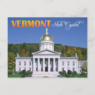 Vermont Staat Hauptstadt Gebäude, Montpelier Postkarte
