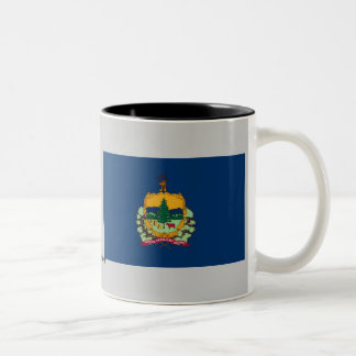 Vermont-Staats-Flagge Zweifarbige Tasse