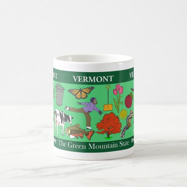 Vermont-Staats-GedenkTasse Tasse (Mittel)