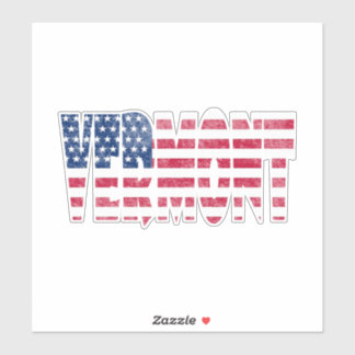 Vermont state aufkleber