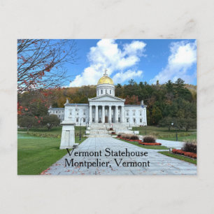 Vermont State Capitol Postkarte