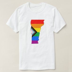Vermont State Pride LGBTQ Progress Pride T-Shirt