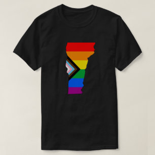 Vermont State Pride LGBTQ Progress Pride T-Shirt