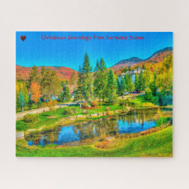 Vermont Stowe Jigsaw Puzzle