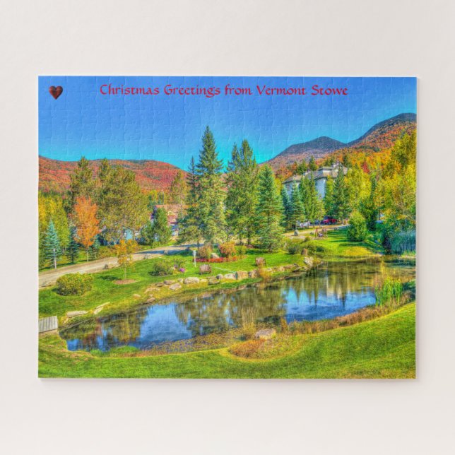 Vermont Stowe Jigsaw Puzzle (Horizontal)