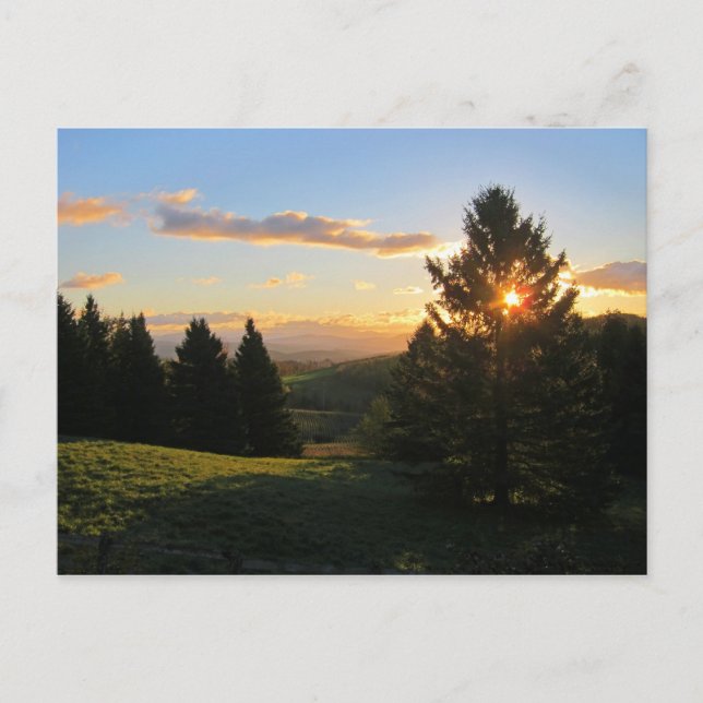 Vermont Sunrise Postkarte (Vorderseite)