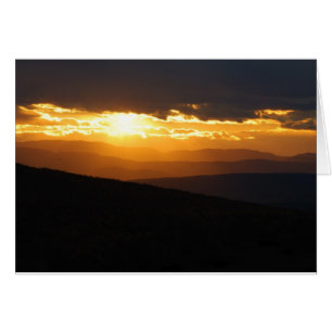 Vermont Sunset Card in 3 Größen