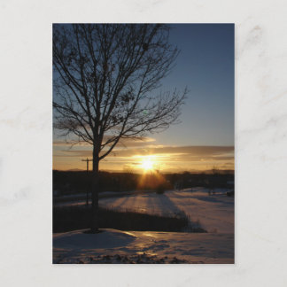 Vermont Sunset Postkarte