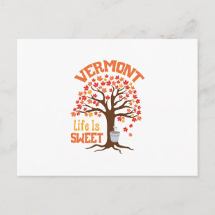 Vermont Sweet Life Postkarte