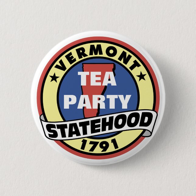 VERMONT-TEE-PARTY-STAAT BUTTON (Vorderseite)
