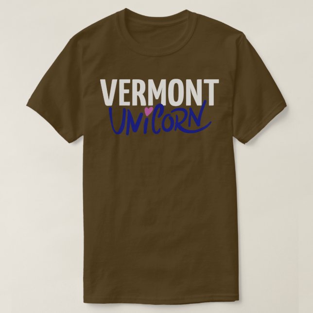 Vermont Unicorn 2 T-Shirt (Design vorne)