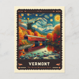 Vermont | Vincent Van Gogh Inspiriert Postkarte