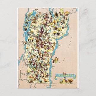 Vermont Vintage Lustige Karte