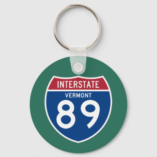 Vermont VT I-89 Interstate Highway Shield - Schlüsselanhänger