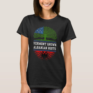 Vermont wächst mit albanischen Roots Albanien T-Shirt