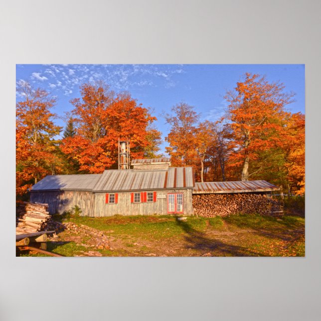 Vermont Zuckerhaus Poster (Vorne)