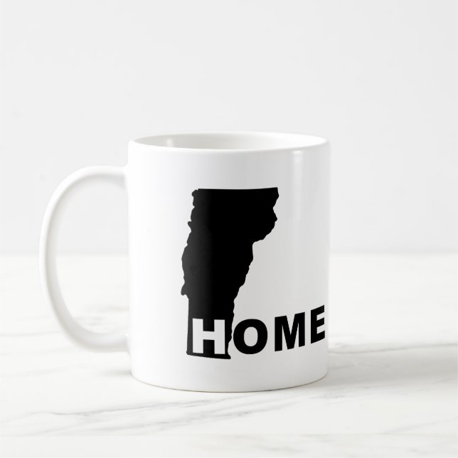 Vermont-Zuhause weg von Staats-Tasse oder Tasse (Links)