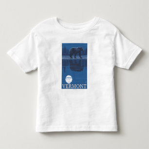 VermontBear im Mondschein Kleinkind T-shirt