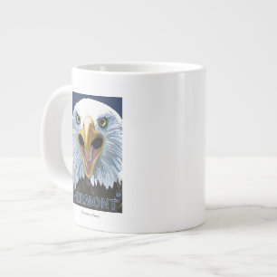 VermontEagle herauf nahes Jumbo-Tasse