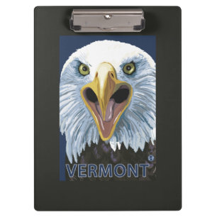 VermontEagle herauf nahes Klemmbrett