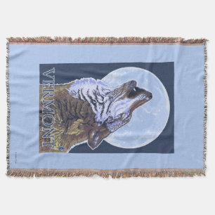 VermontHowling Wolf Decke