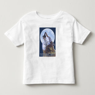 VermontHowling Wolf Kleinkind T-shirt