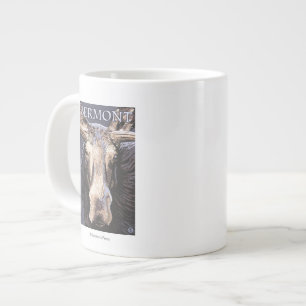VermontMoose herauf nahes Jumbo-Tasse