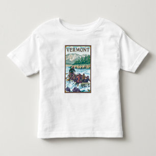VermontRiver, das Szene flößt Kleinkind T-shirt