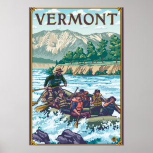 VermontRiver, das Szene flößt Poster