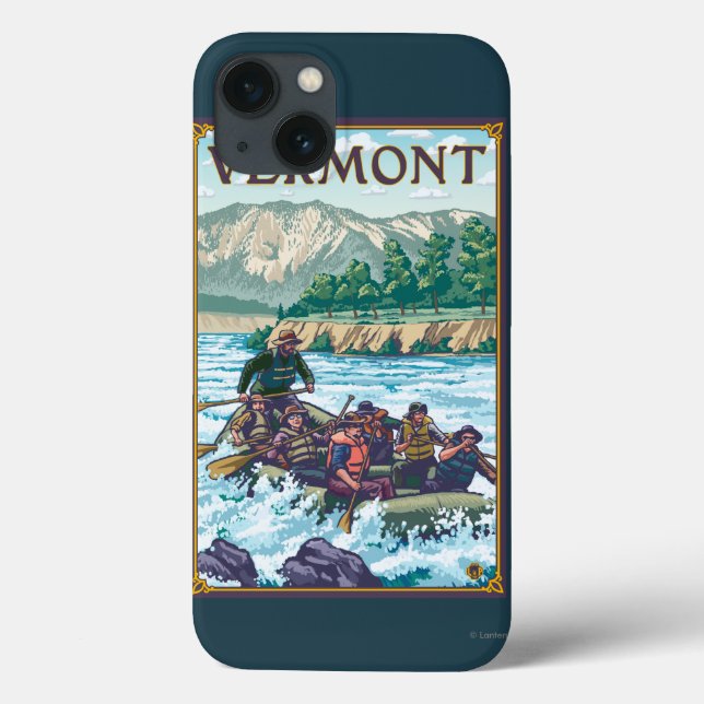 VermontRiver Rafting Scene Case-Mate iPhone Hülle (Rückseite)