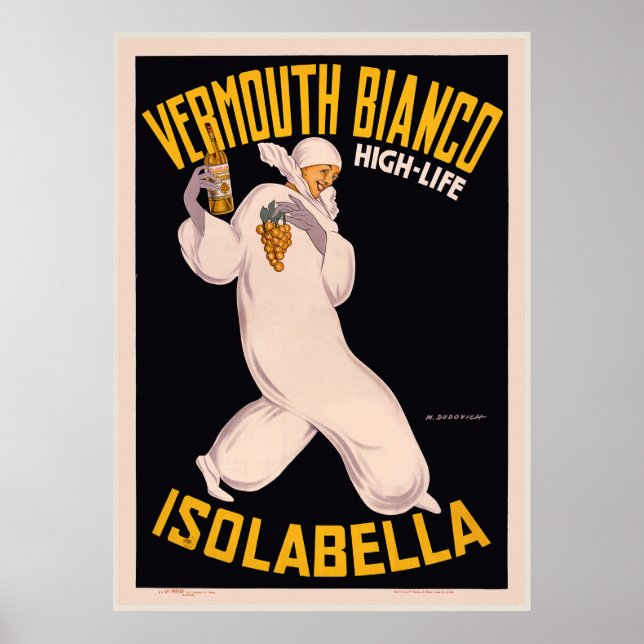 Vermouth Bianco, Hochleben, Isolabella Poster (Vorne)