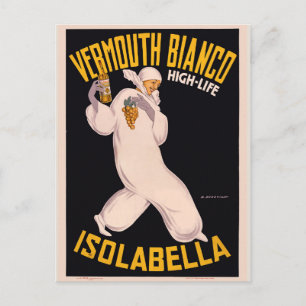 Vermouth Bianco, Hochleben, Isolabella Postkarte
