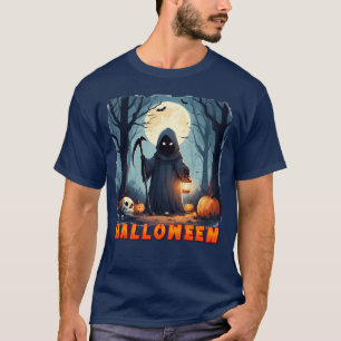 Vermummte Gestalt mit Laterne T-Shirt
