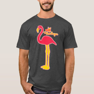 Vermutlich ausgestorbene Miami Beach Flamingos Bas T-Shirt