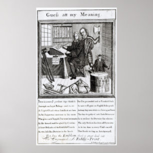 Vermutung an meiner Bedeutung, 1709 Poster
