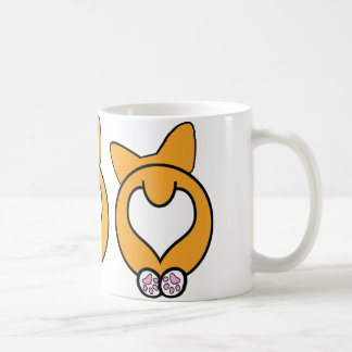 Vermutung was? Corgi-Hintern! Tasse