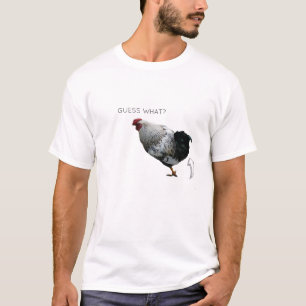 VERMUTUNG WAS? HUHN-HINTERN. lustiges T-Shirt