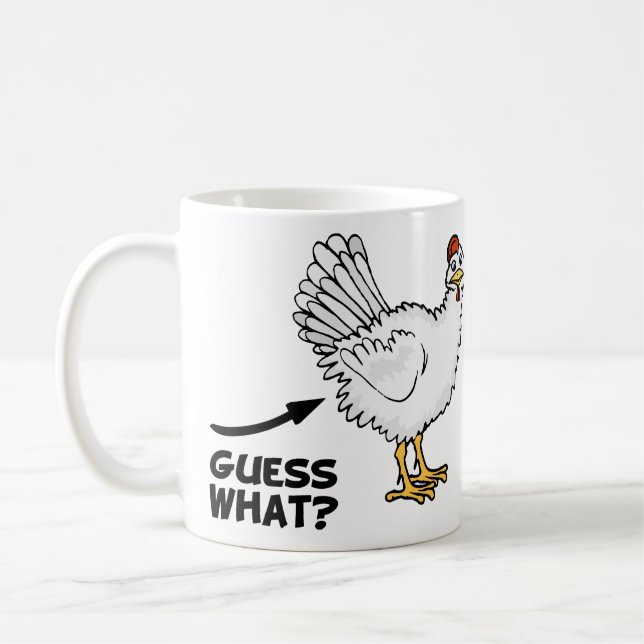 Vermutung welcher Huhn-Hintern Kaffeetasse (Links)